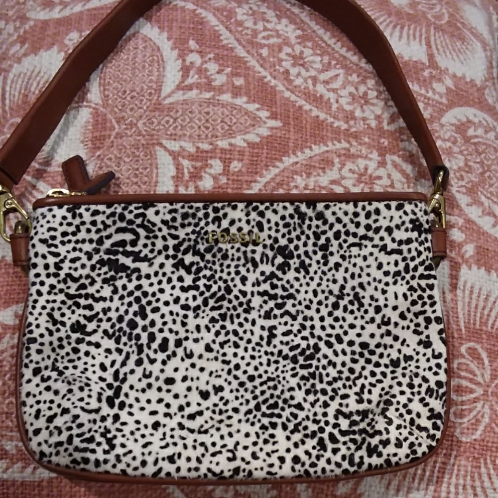 Fossil Animal Fur Print Bag